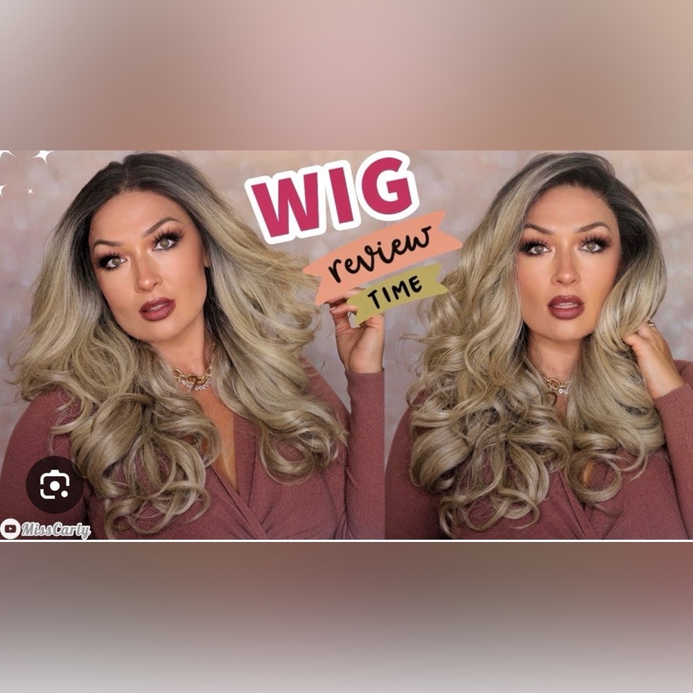 Sensationnel HD Lace Remy Synthetic Wig - Money Piece Champagne